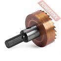 Коронка по металлу HSS TiN 38 мм цилиндрический хвостовик 9 мм MESSER 21-02-038