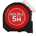 Рулетка измерительная 5 м 27 мм с метрической шкалой RGK RB-5