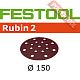 Шлифовальный круг FESTOOL Rubin 2 STF D150/16 P60 RU2/50