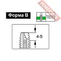 Метчик машинный для сквозных отверстий по металлу HSS-Co M14х2 DIN376 D.BOR TCT-442-140-200