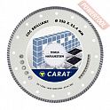 Диск алмазный по керамограниту и мрамору 350х25,4 мм CARAT Turbo Brilliant CDC