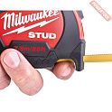 Рулетка измерительная 7,5 м 27 мм с метрической и дюймовой шкалой MILWAUKEE Stud 7,5 м