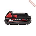 Аккумулятор 18 В 2 Ач Li-Ion MILWAUKEE M18 B2