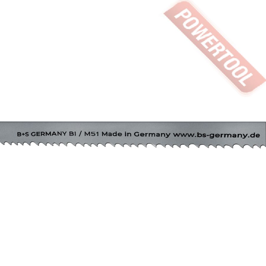 Полотно ленточное по металлу M51 2455х20х0,9 мм 4/6 TPI B+S GERMANY