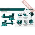 Тиски слесарные поворотные 200х368 мм KRAFTOOL Reversible