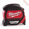 Рулетка измерительная 10 м 27 мм с метрической и дюймовой шкалой MILWAUKEE Premium 10 м