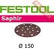 Шлифовальный круг FESTOOL Saphir STF-D150/16 P36 SA/25