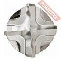 Бур SDS-Plus 10х150/210 мм 4 грани D.BOR Zentro 4366