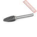 Борфреза твердосплавная форма F 6х18х6 мм насечка DC MESSER F0618M06