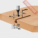 Фреза для выборки Т-образных пазов HW с хвостовиком 8 мм FESTOOL HW S8 D10,5/NL13