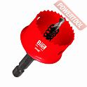 Биметаллическая универсальная коронка HSS-Co M42 27х20 мм Hex средний зуб RODMIX 33061002720