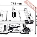 Настольная циркулярная пила BOSCH GTS 10 XC