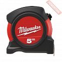 Рулетка измерительная 5 м 27 мм с метрической шкалой MILWAUKEE 5 м