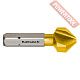 Зенковка по металлу HSS-XE TiN Gold 90 градусов 2-8,3х31 мм Hex 1/4 KARNASCH 40.3010.020