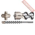 Бур SDS-Max 28х250/370 мм 4 грани MAKITA 4Cutter E-11483